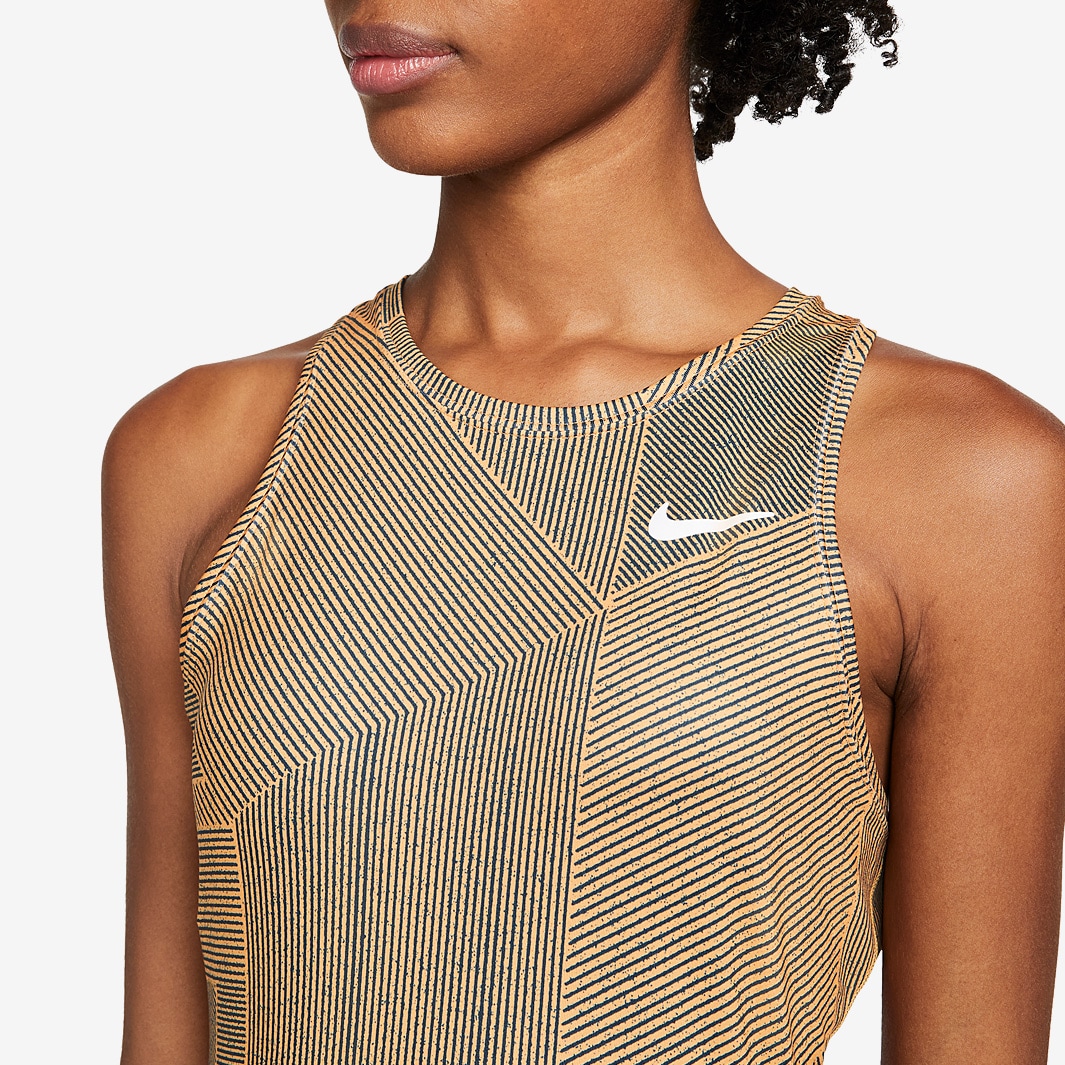 Nike Womens Court Dri-FIT Advantage Dress Peach Cream/White