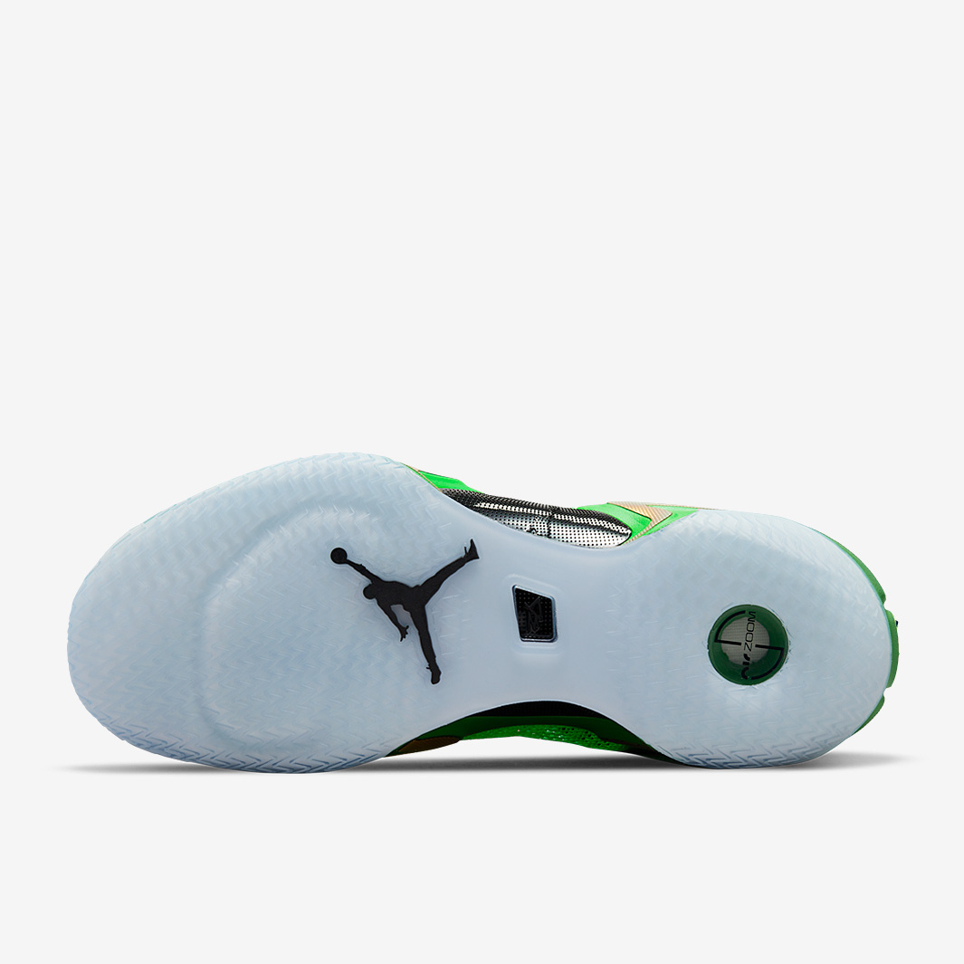 Air Jordan 36 Charged - Green Spark/Metallic Gold-Black  display picture 1