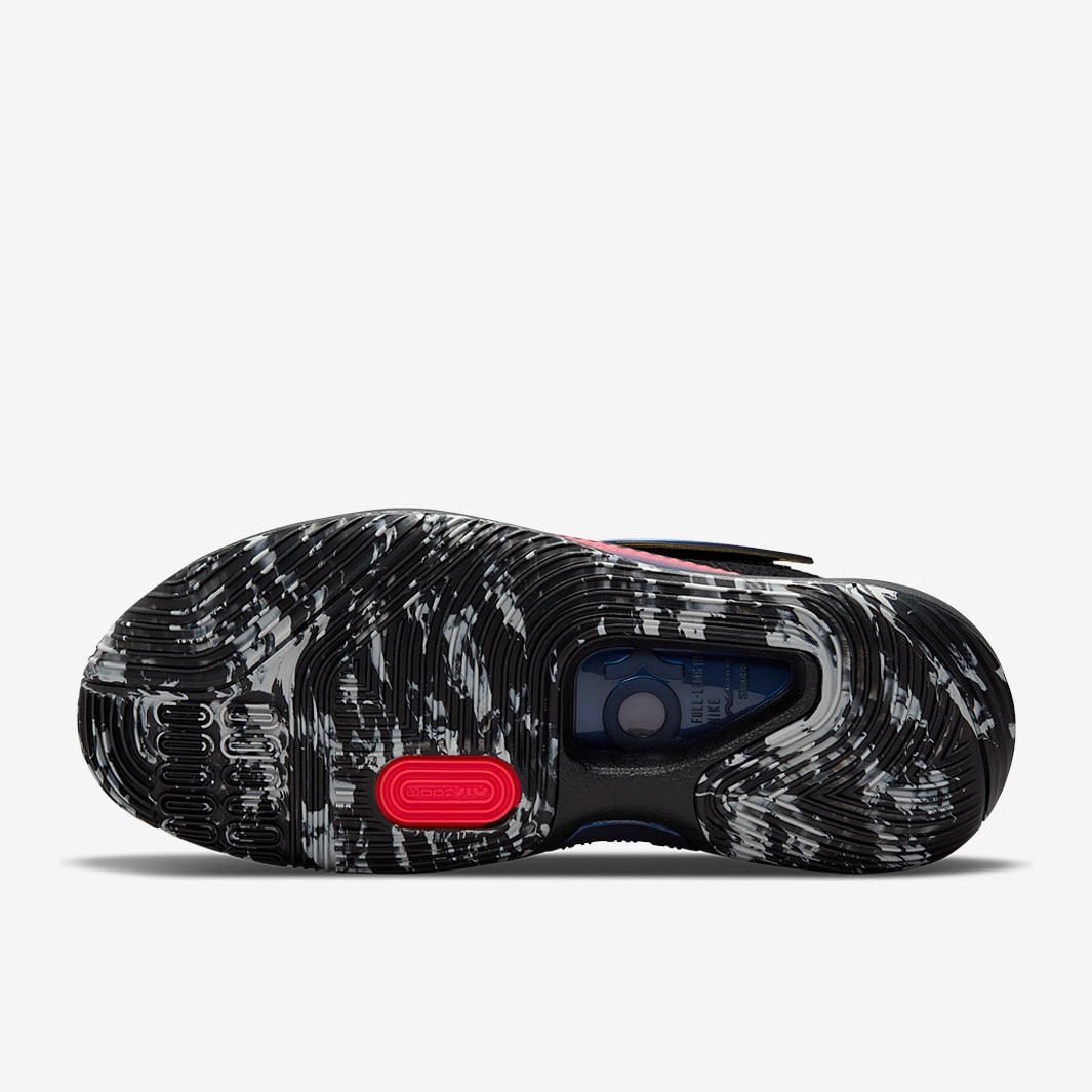 Nike KD14 Triple Black - Black/Laser Crimson - Mens Shoes