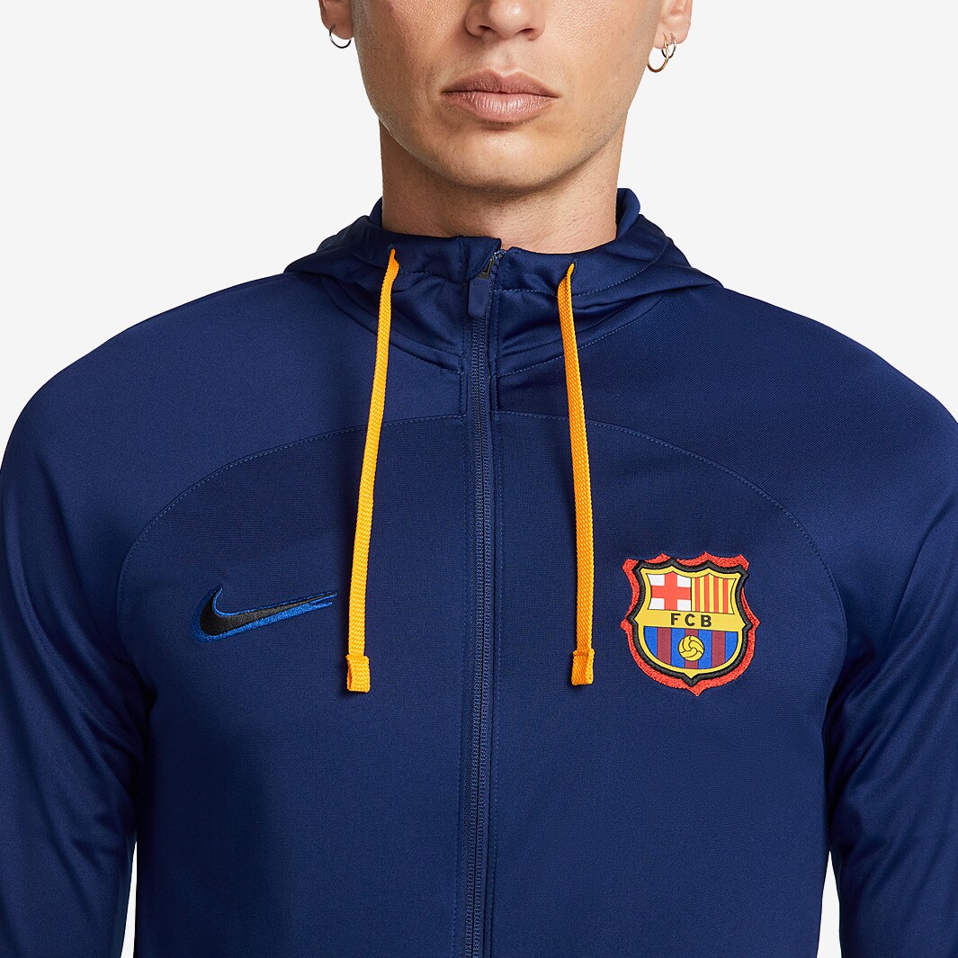 F.C. Barcelona Strike Men's Nike Dri-FIT Football Hooded Knit