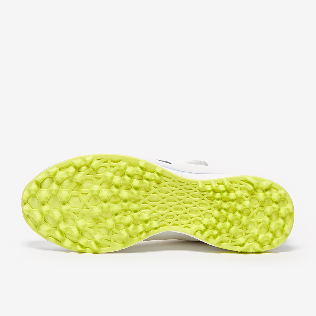 adidas 22YDS Boost Cricket Spikes - White/Acid Yellow - Mens Shoes