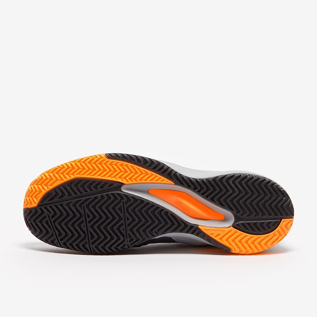 Wilson Rush Pro Ace - Ebony/Quarry/Shocking Orange - Mens Shoes