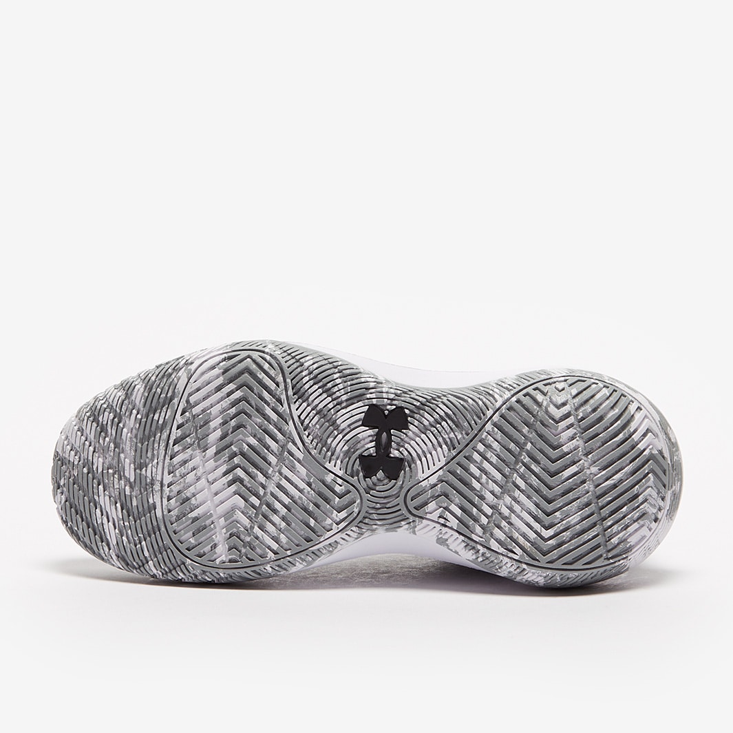 Under Armour GS Jet 21 Black/White/White Boys Shoes ProDirect