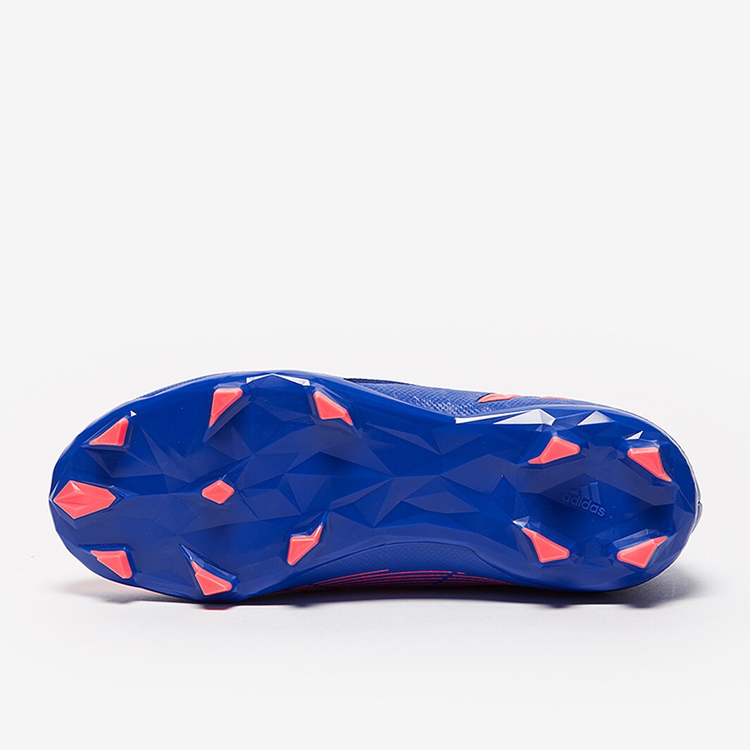 adidas Kids Predator Edge.3 Laceless FG - Hi-Res Blue/Turbo