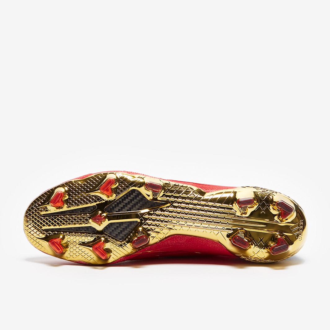 Gold and red deals football cleats