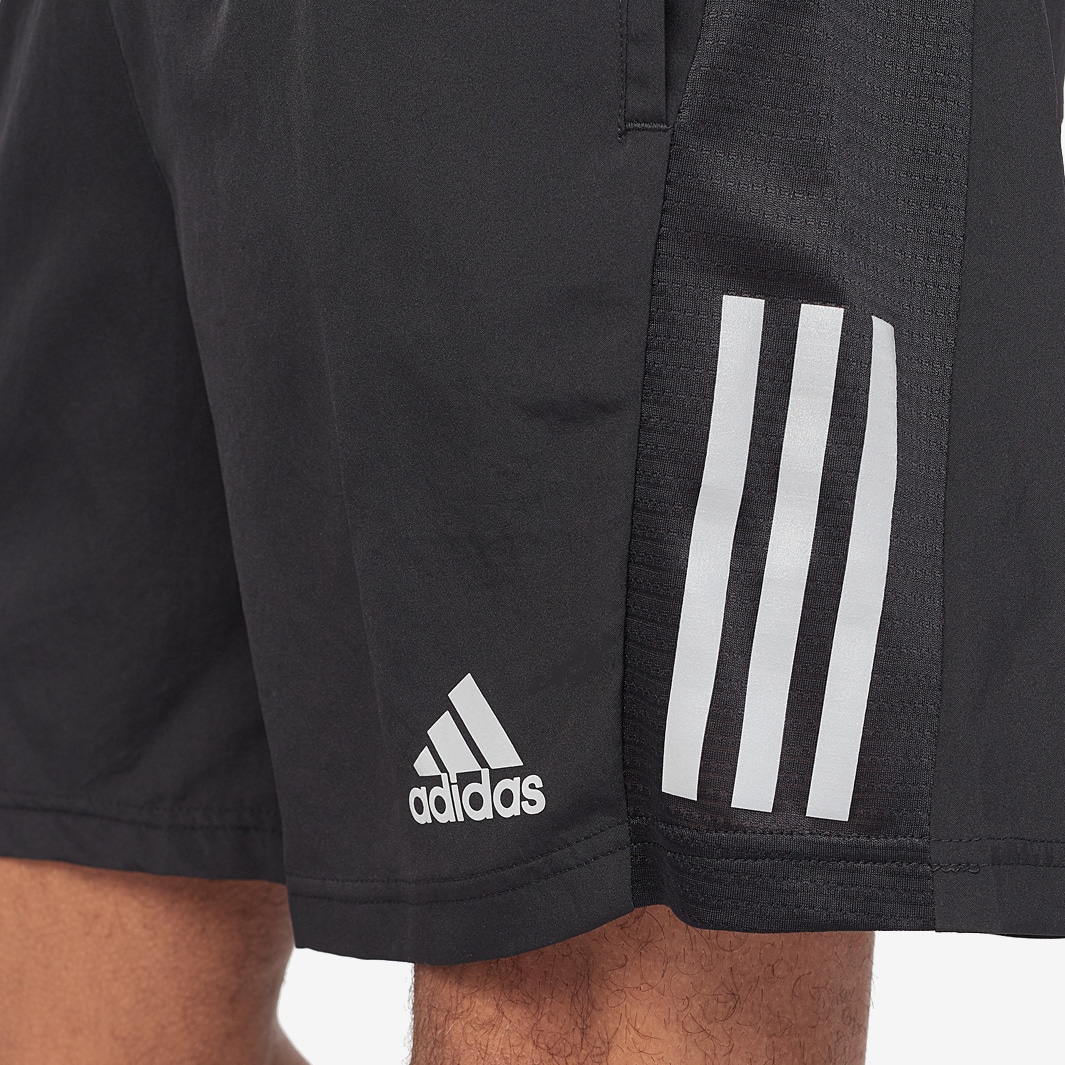 adidas Own The Run 7inch Short - Black/Reflective Silver - Mens Clothing