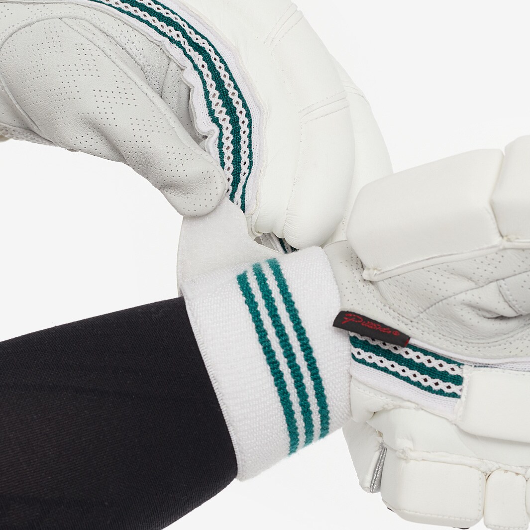 adidas XT 1.0 RH Batting Gloves White/Teal Batting Equipment Pro