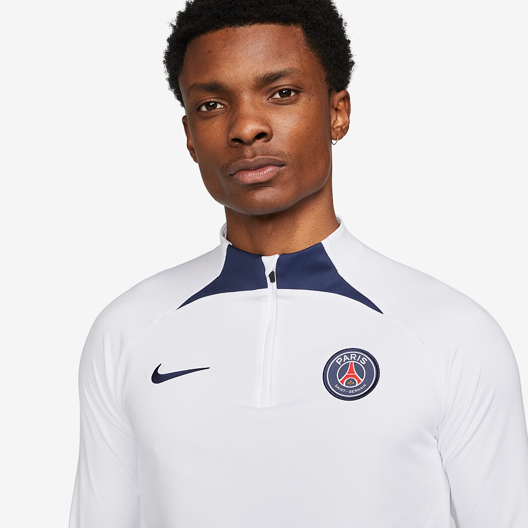 Camiseta Nike Paris Saint-Germain 22/23 Strike Drill - Blanco/Blanco ...