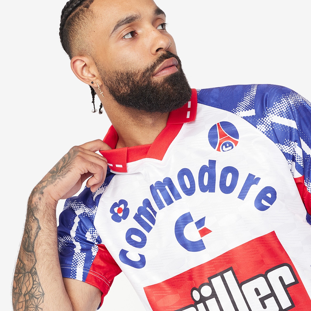 Score Draw Retro Paris Saint-Germain 1992 Home Shirt - Red