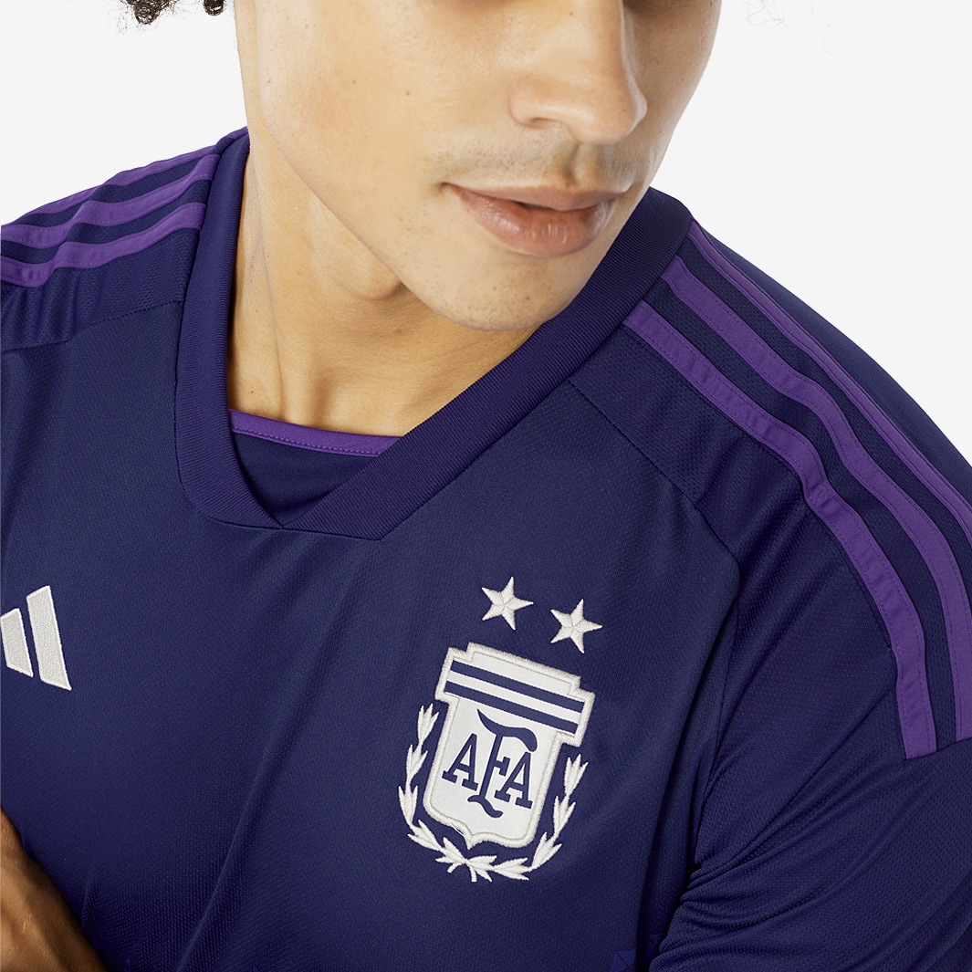 Adidas Men's Argentina Away Jersey 22 Legacy Indigo/Purple / XL