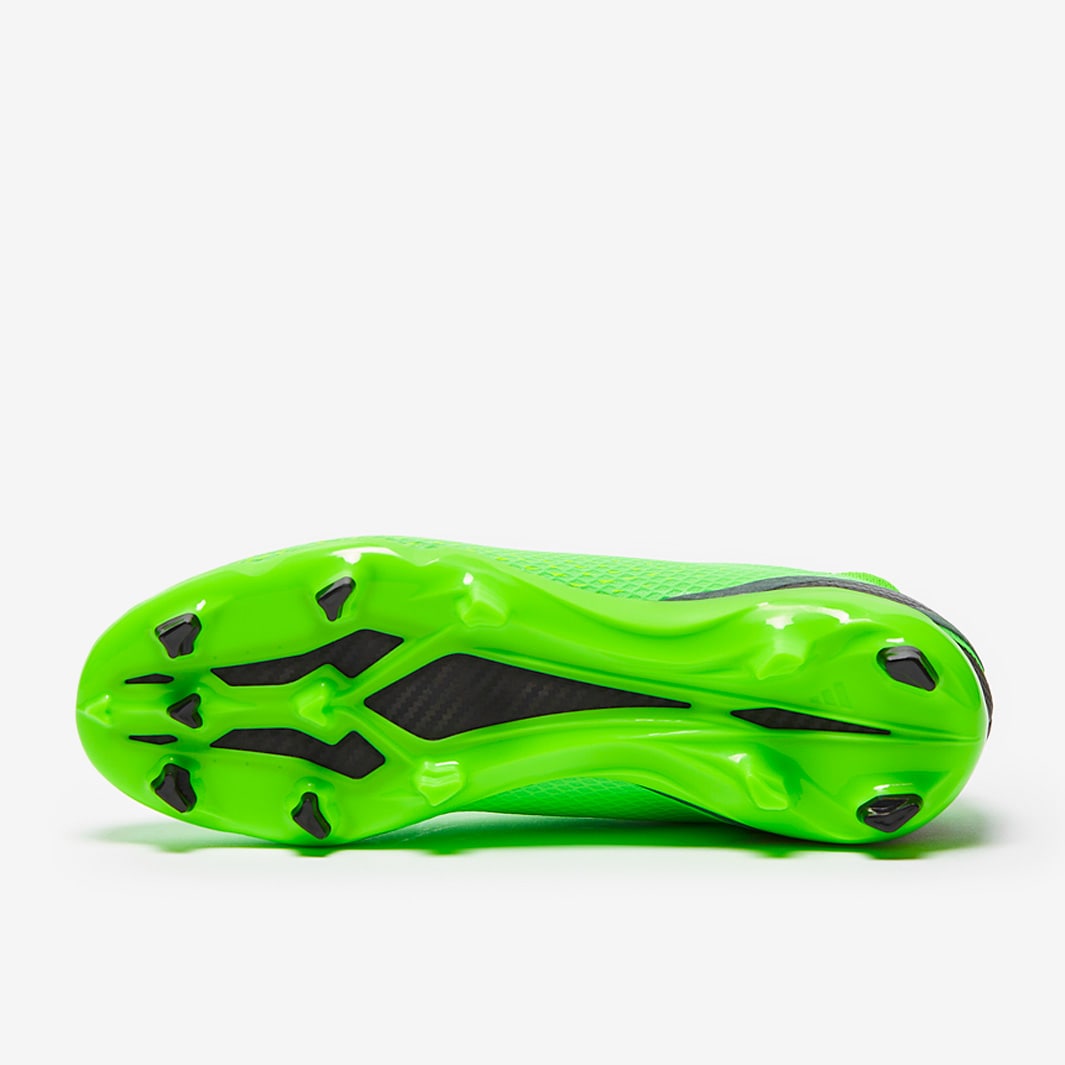 adidas Kids X Speedportal.3 Laceless FG - Solar Green/Core