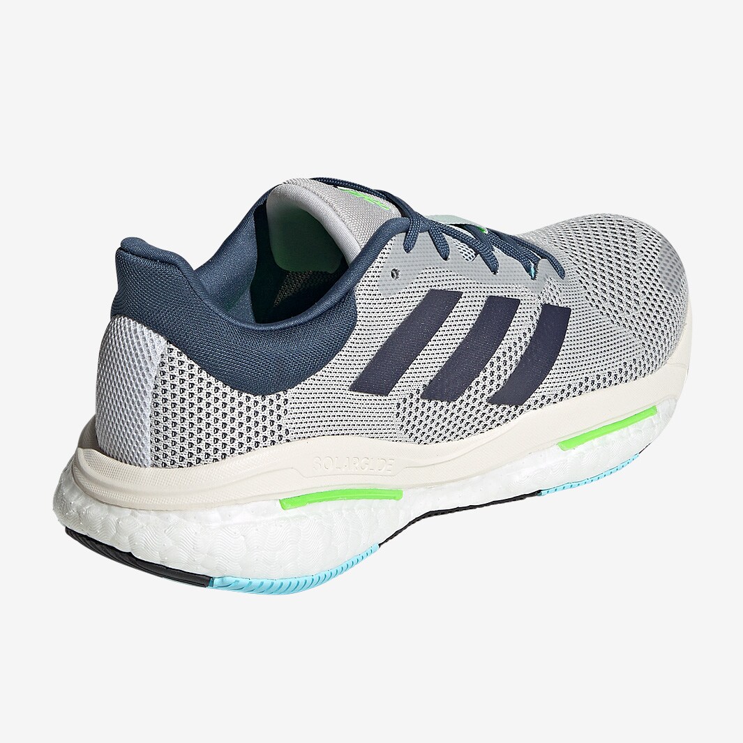 adidas Solar Glide 5 - Dash Grey/Shadow Navy/Solar Green - Mens Shoes