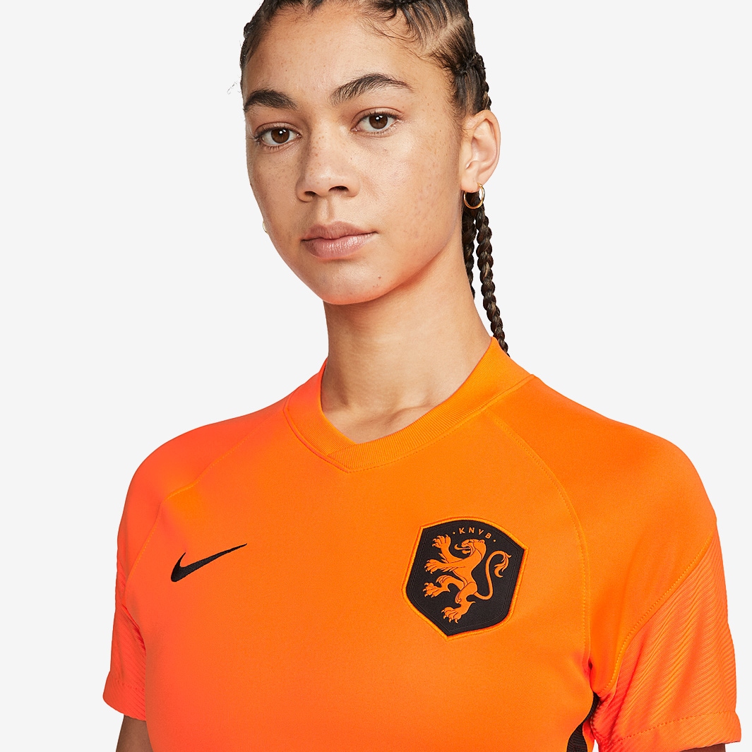 Nike Netherlands 2022 Womens Home Dri-Fit Stadium Shirt SS