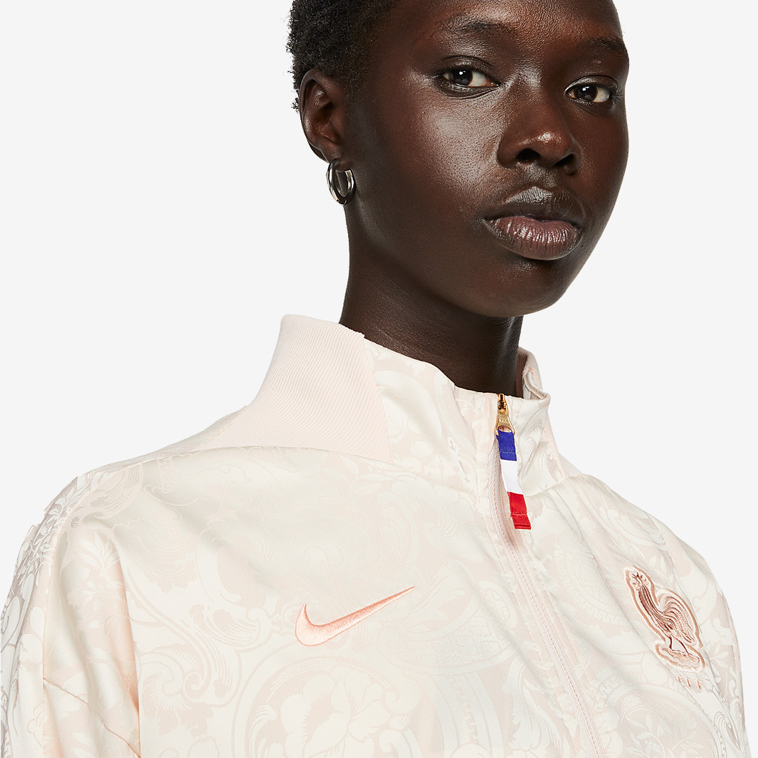 Veste Nike France 2022 Femme Dri Fit Anthem Woven Blanc Sommet 