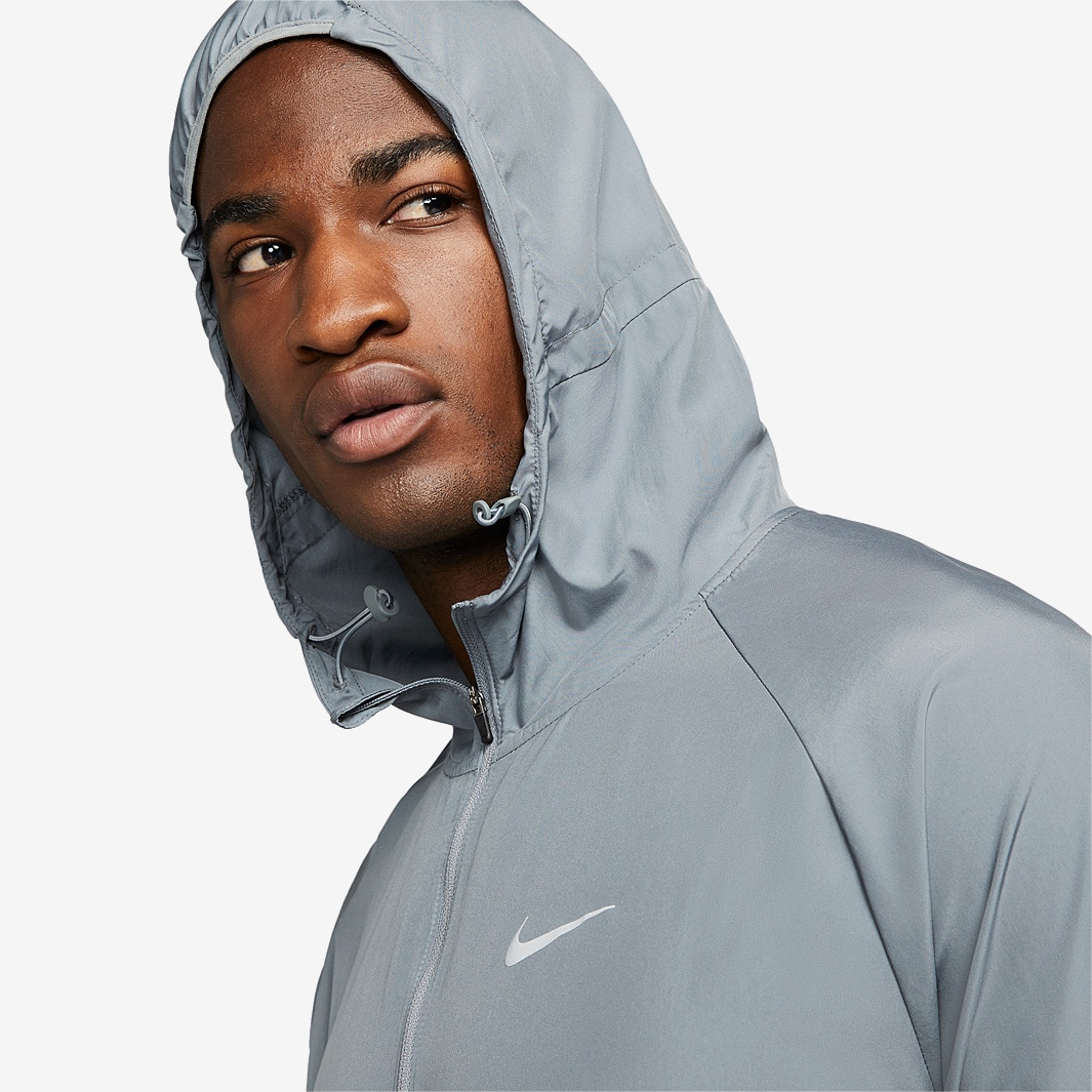 Nike silver jacket discount mens