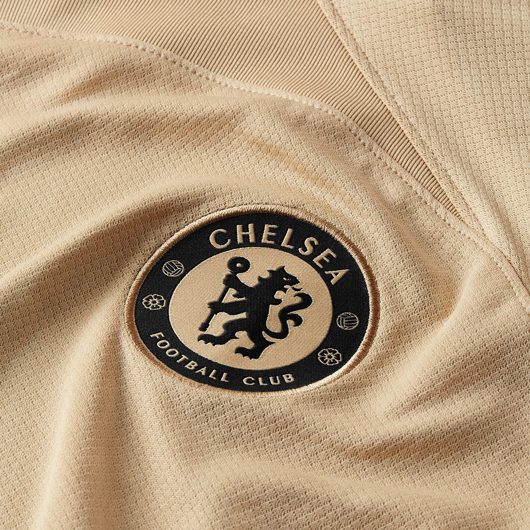 Nike Chelsea FC 22/23 Dri-Fit SS Third Shirt - Sesame/Black - Sesame ...