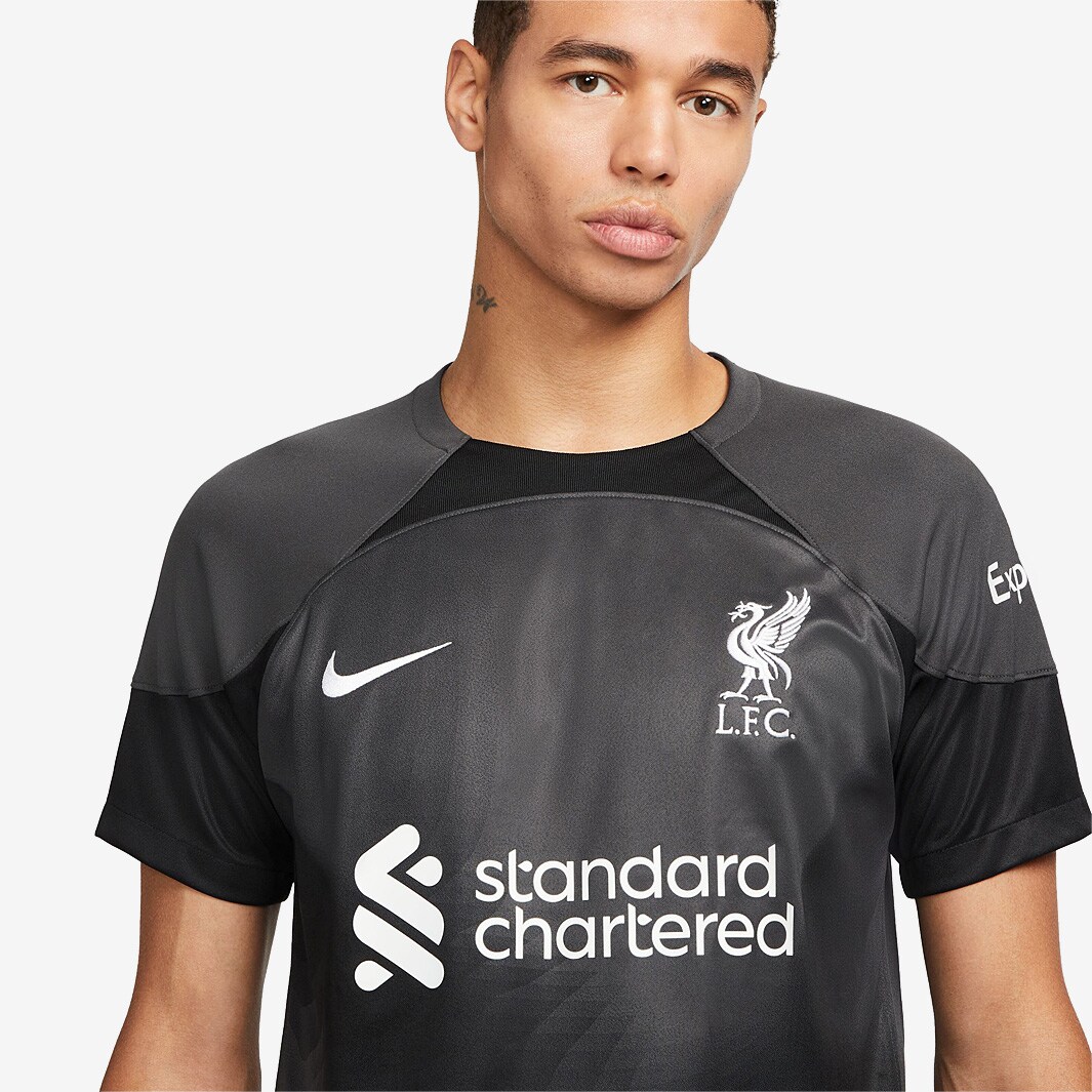 Nike Liverpool FC 22/23 Dri-Fit GK Stadium SS Shirt - Anthracite