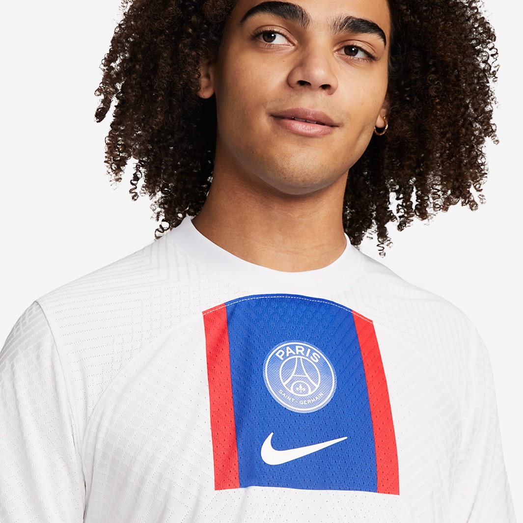 Nike Paris Saint Germain 22/23 Dri-Fit Adv Match SS Third Shirt - White ...