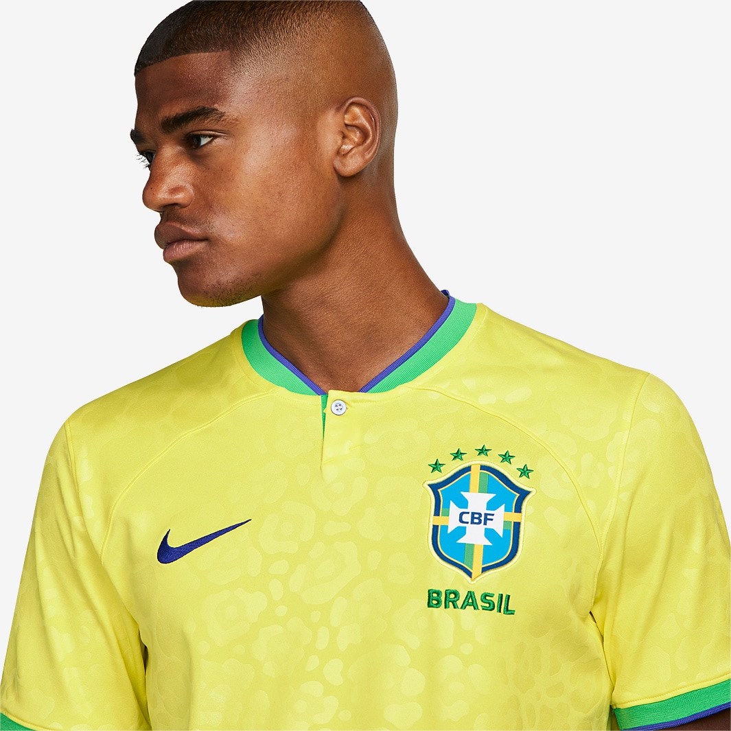 Maillot Domicile Nike Brésil 22/23 Dri-Fit SS
