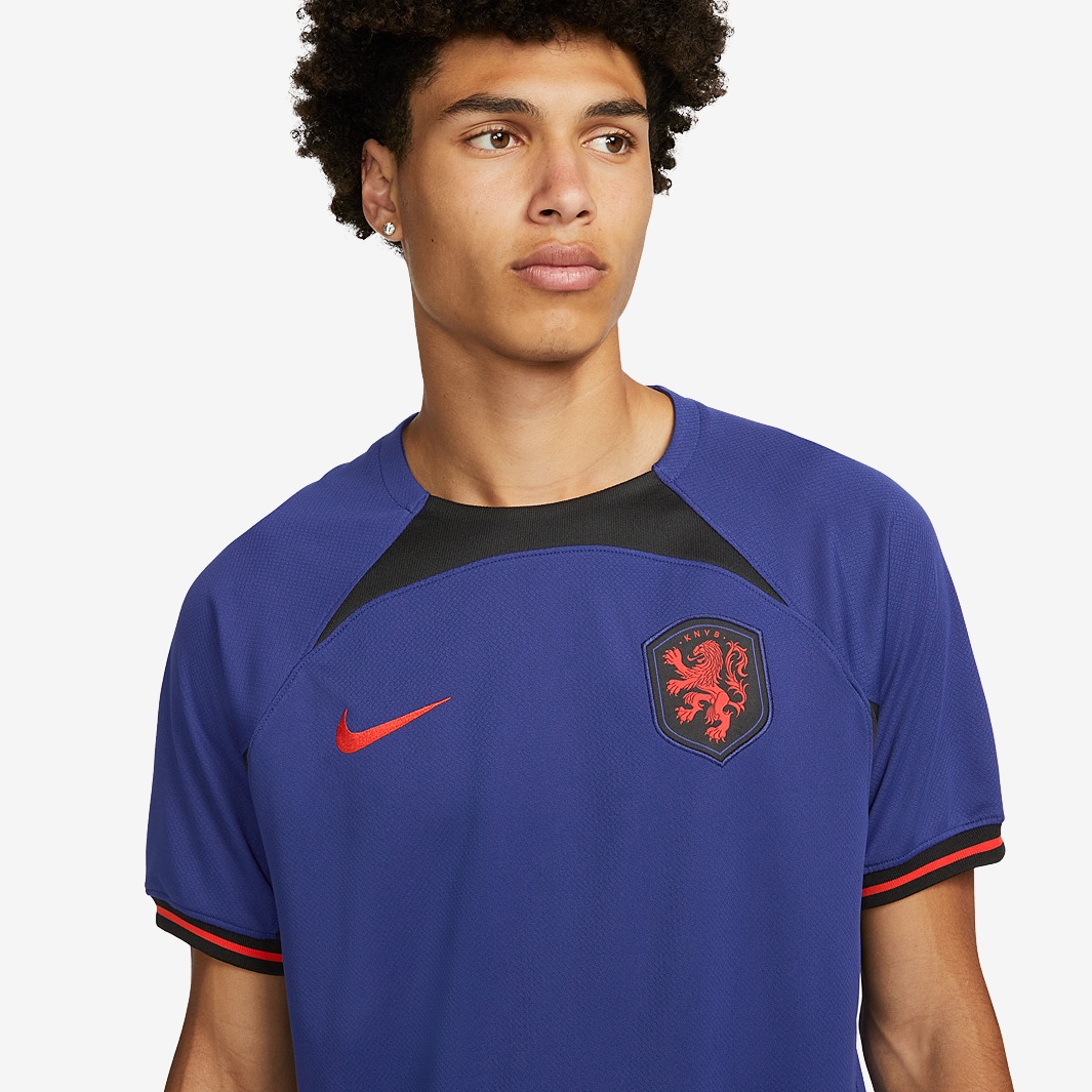 Nike Netherlands Memphis Depay Away Jersey 22/23 (Deep Royal/Habanero Red)