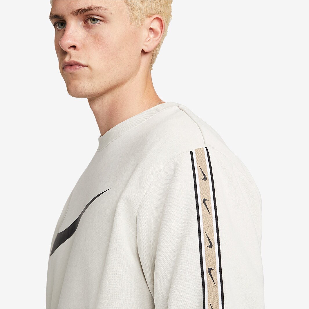 nike repeat poly knit crew blanc