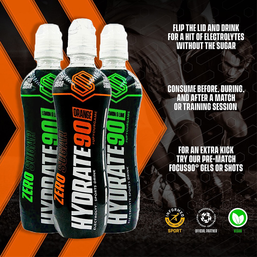 Hydrate90® Zero Sports drink Electrolyte drink Orange Nutrition