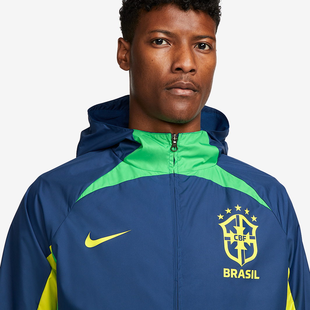 Veste Nike Br sil 22 23 AWF Littoral Bleu Jaune Dynamique V tements Veste Nike Br sil 22 23 AWF Littoral Bleu Jaune Dynamique V tements