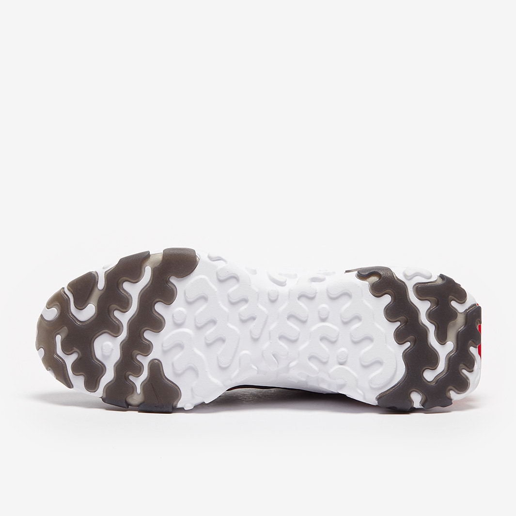 mens nike react vision black and red