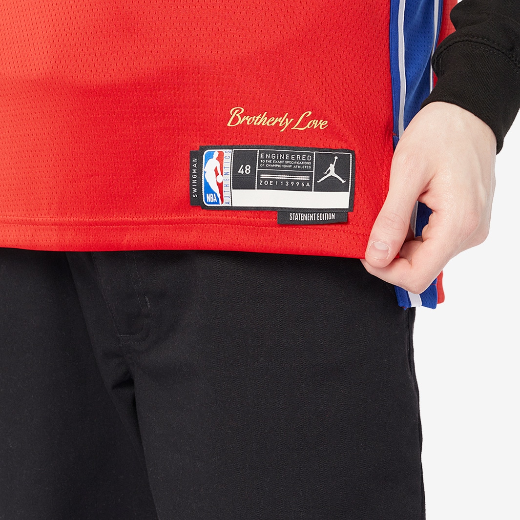 売れ筋商品|||ジョーダン Tシャツ トップス レディース Men's James Harden Red Philadelphia 76ers Statement Edition Swingman Jersey Red Jordan Men's James Harden Red Philadelphia 76ers Statement