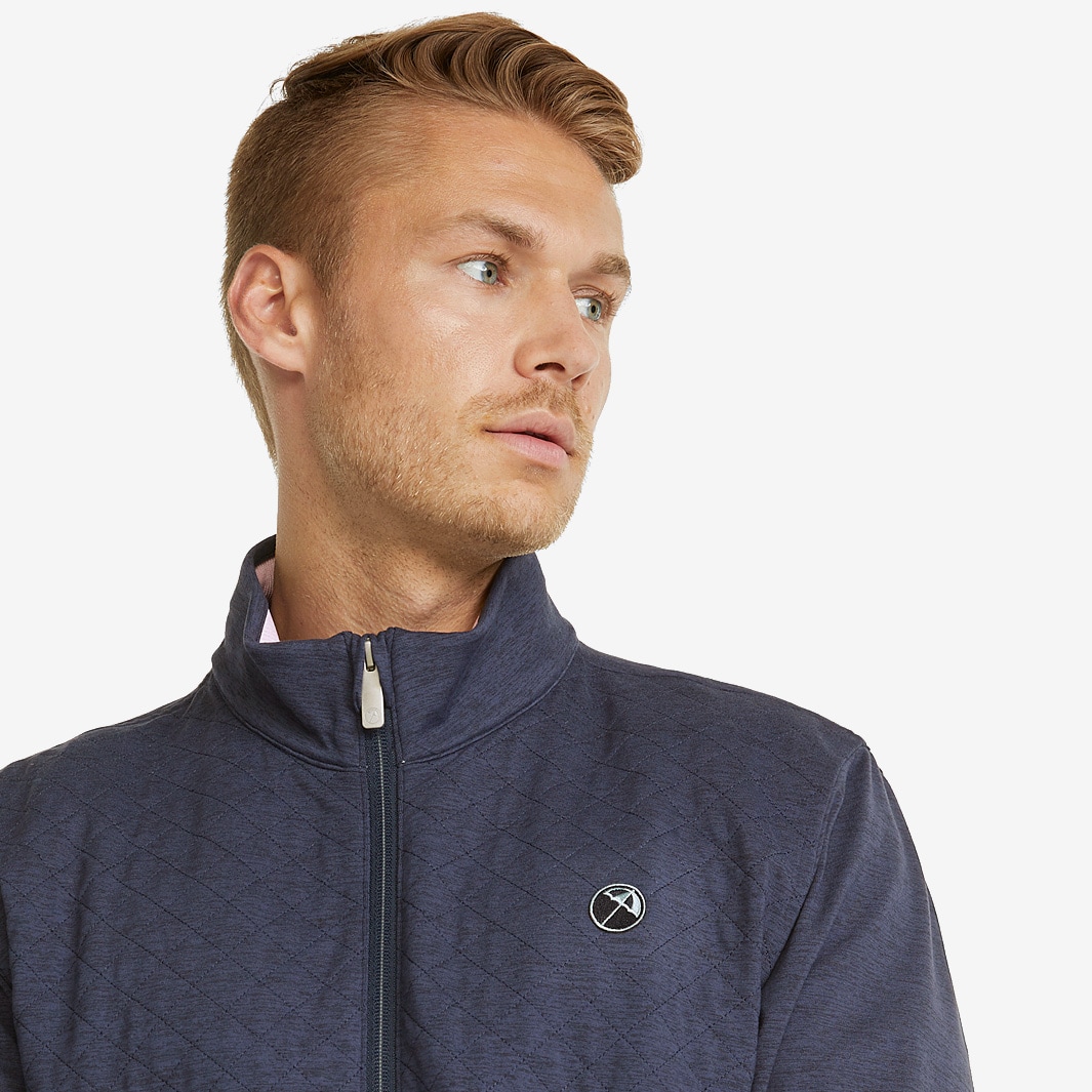 Puma Arnold Palmer Cloudspun Castle 1/4 Zip - Navy Blazer - Mens