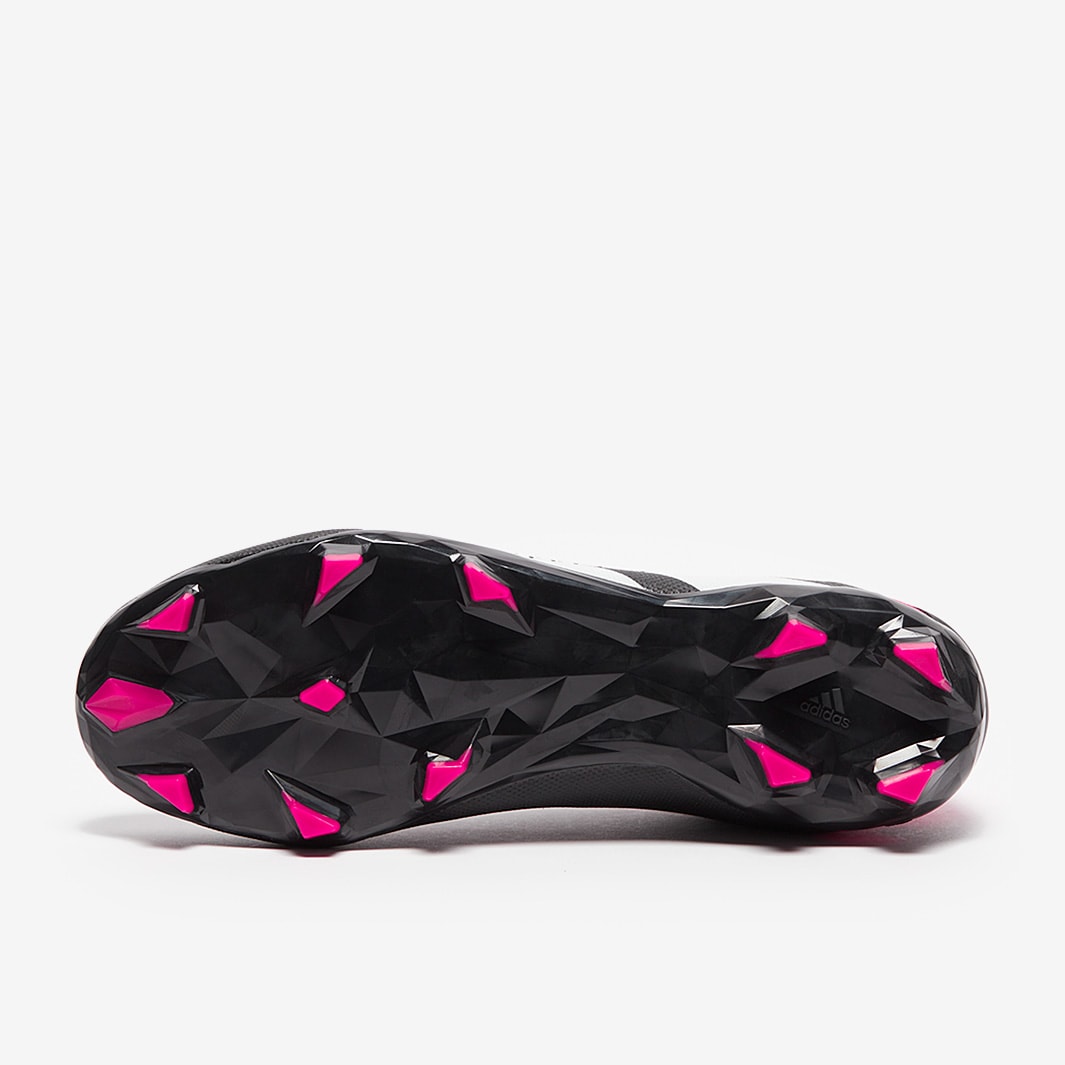 adidas Predator Accuracy.3 FG - - Black/White/Team Core Pink Boots | Mens Shock