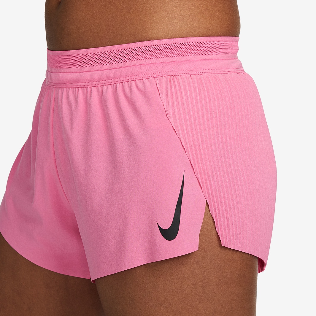 Nike Womens Aeroswift Running Shorts Pinksicle/Black Womens