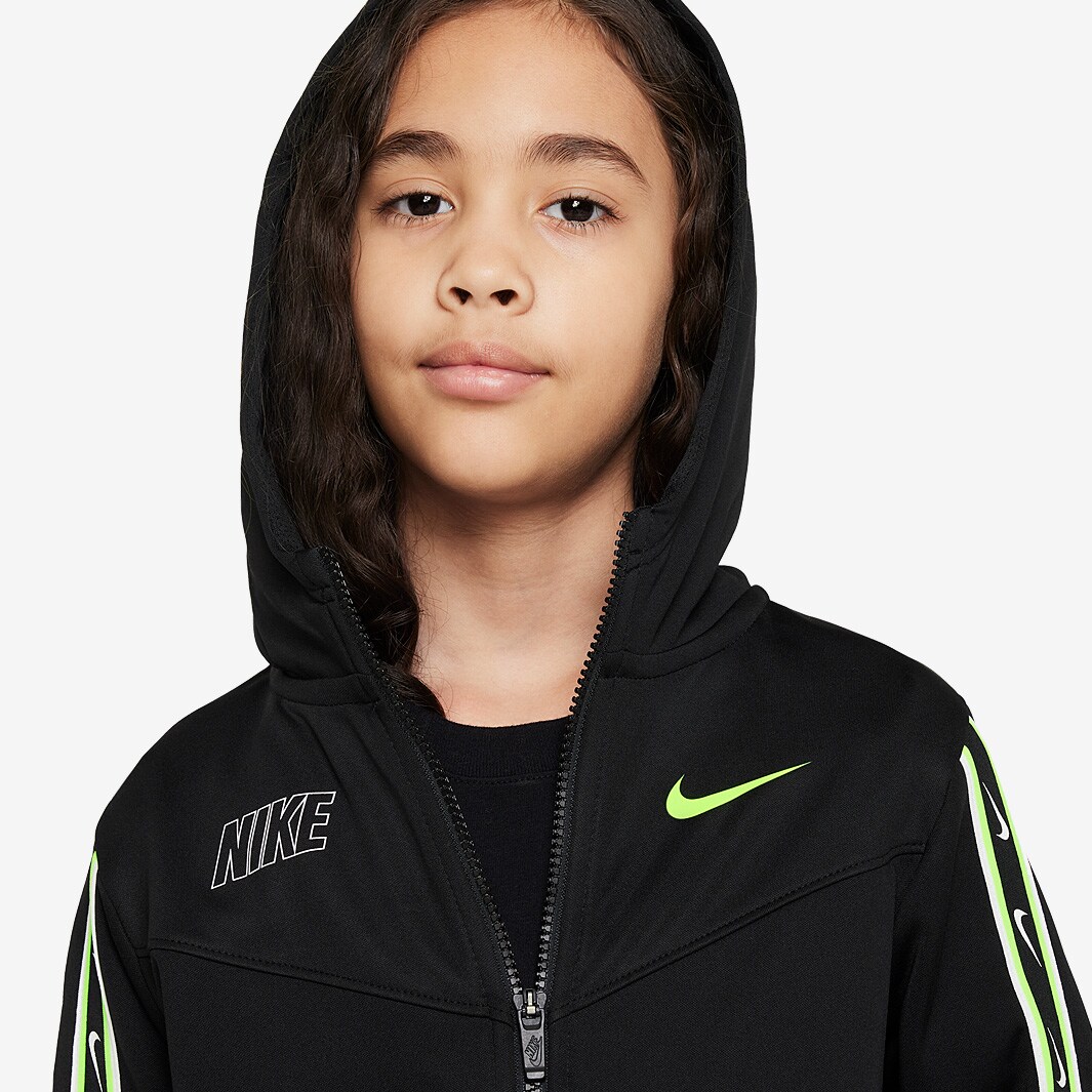 Black and neon nike hoodie hotsell