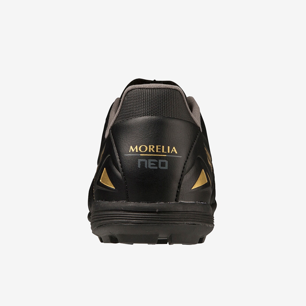 Mizuno Morelia Neo IV Pro FG - Black/Gold - Mens Cleats |