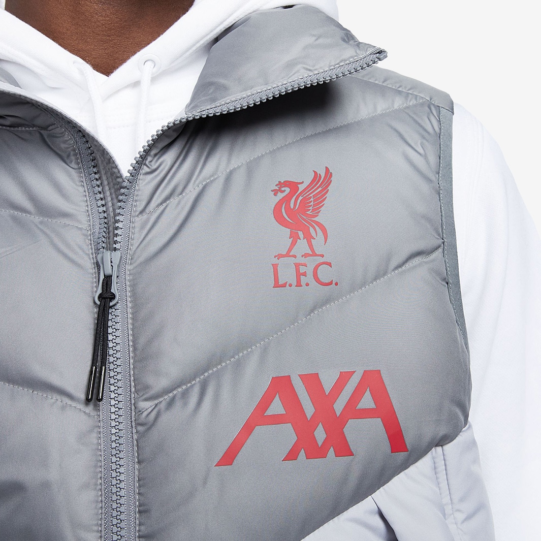 Nike Liverpool FC Winter Vest - Smoke Grey/Wolf Grey/Tough Red - Replica