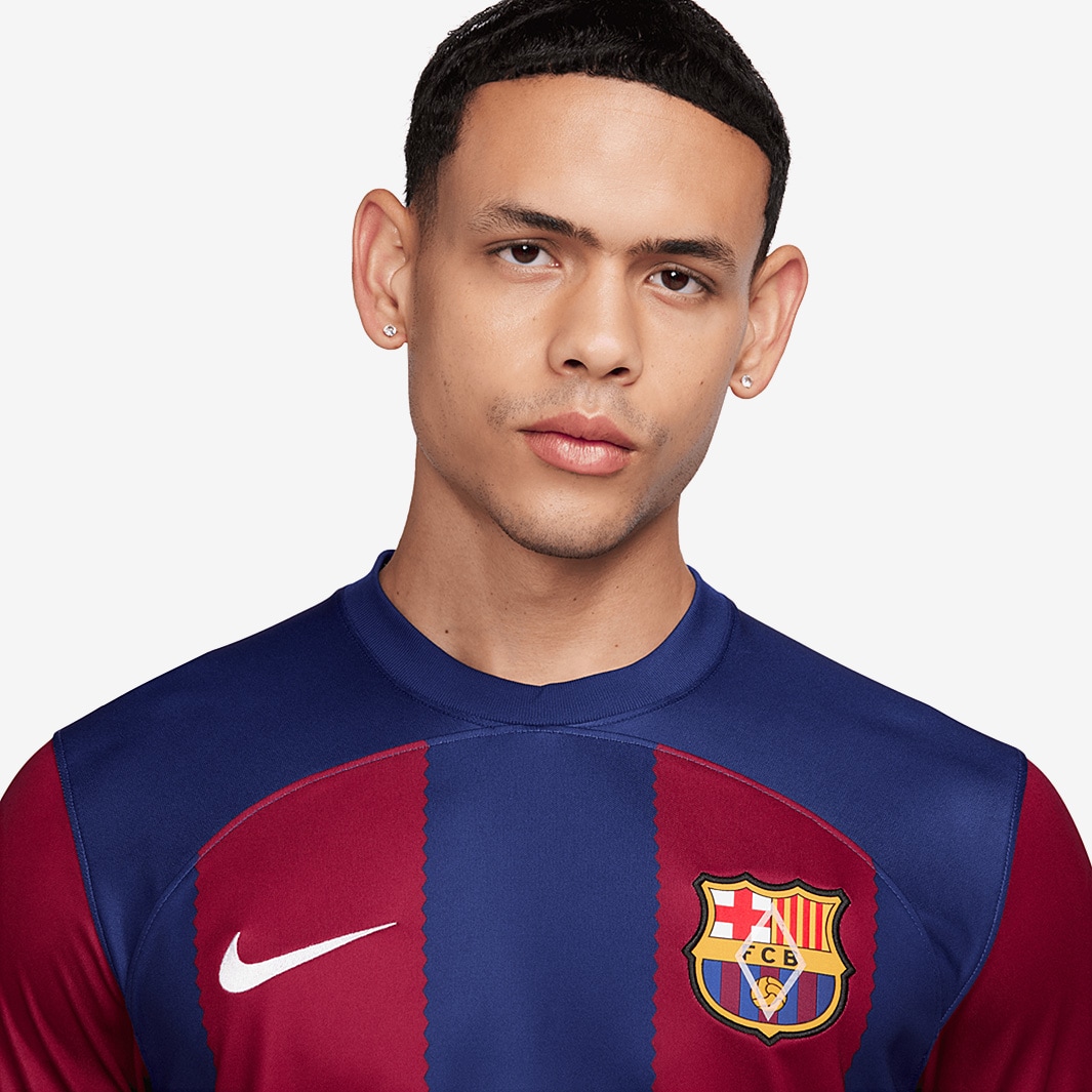Nike FC Barcelona 23/24 Home Dri-Fit Stadium Shirt LS - Deep