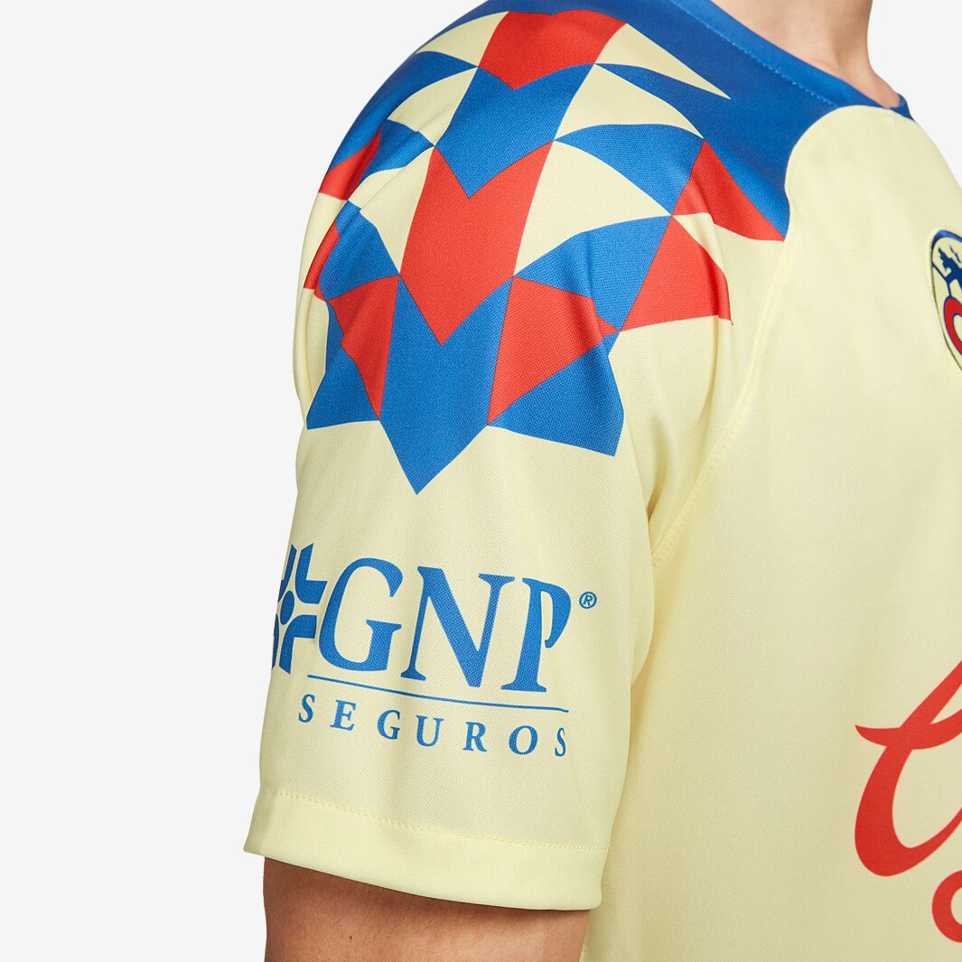 Nike Club America 23/24 Stadium SS Home Jersey - Lemon