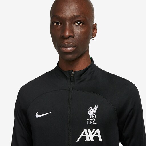 Nike Liverpool 23/24 Dri-Fit Strike Track Jacket - Black/Poison Green/White/White image 4 |