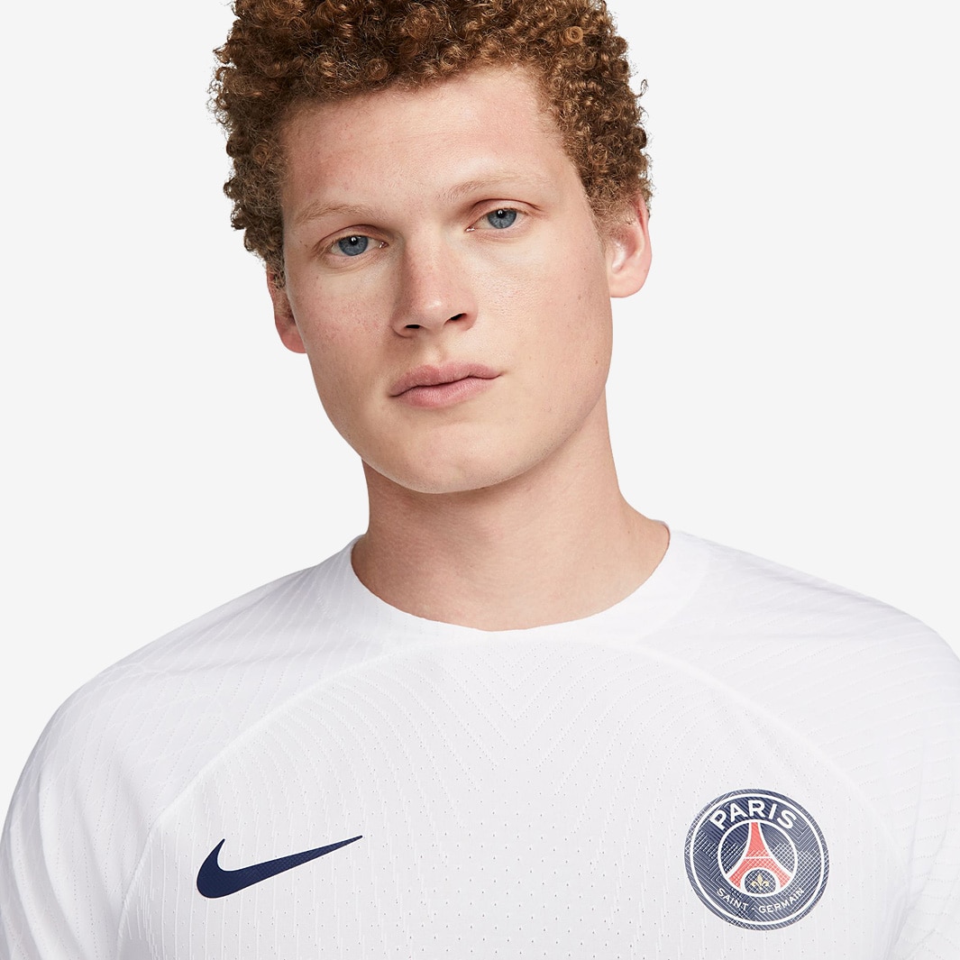 ■Nike■ Paris Saint-Germain Away Nike Soccer T-Shirt M Whit Nike Paris Saint-Germain 2015-2016 Away Jersey Men's Medium