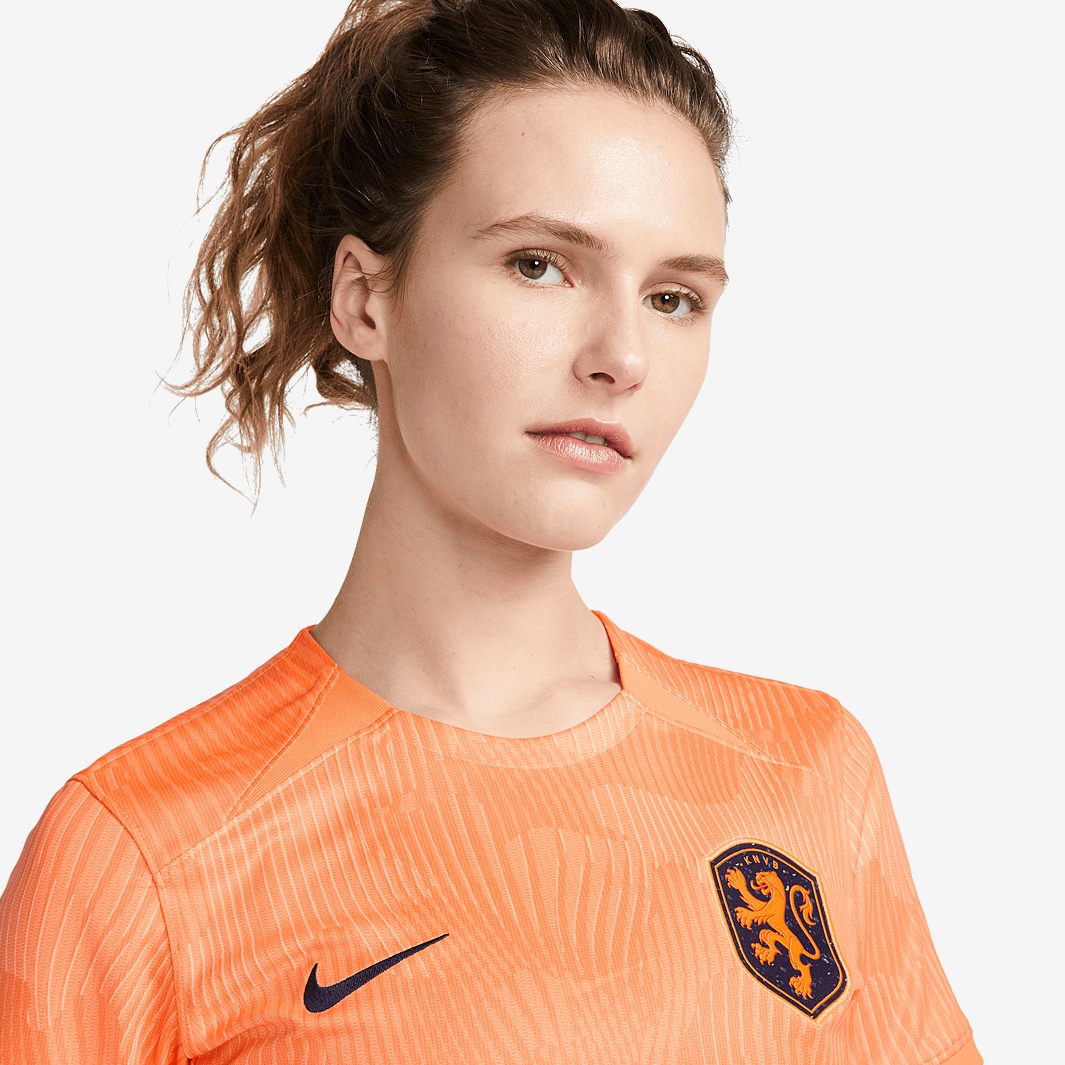 Women's Netherlands DF Home Short Sleeve Stadium Jersey - Cone/Blacken –  Gazelle Sports