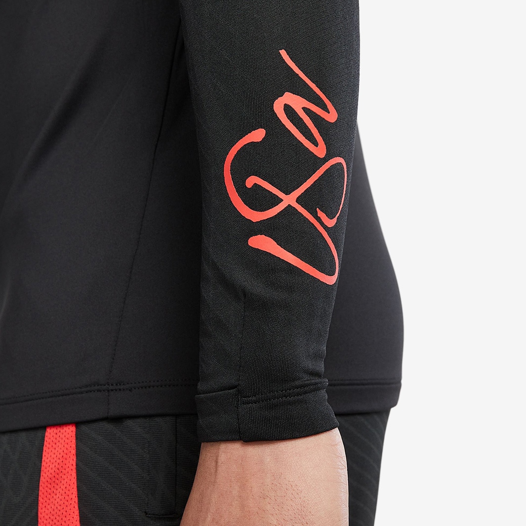 Nike USA 23/24 Dri-Fit Strike Drill Top - Black/Speed Red