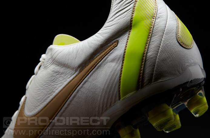 Botas de Fútbol - Nike - Tiempo - Legend - IV - Elite FG - Duro - Firme - Blanco - Oro | Pro:Direct Soccer