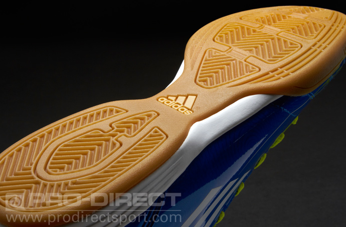 adidas - F10 Mens Indoor Boots - Blue/White/Slime | Pro:Direct Soccer