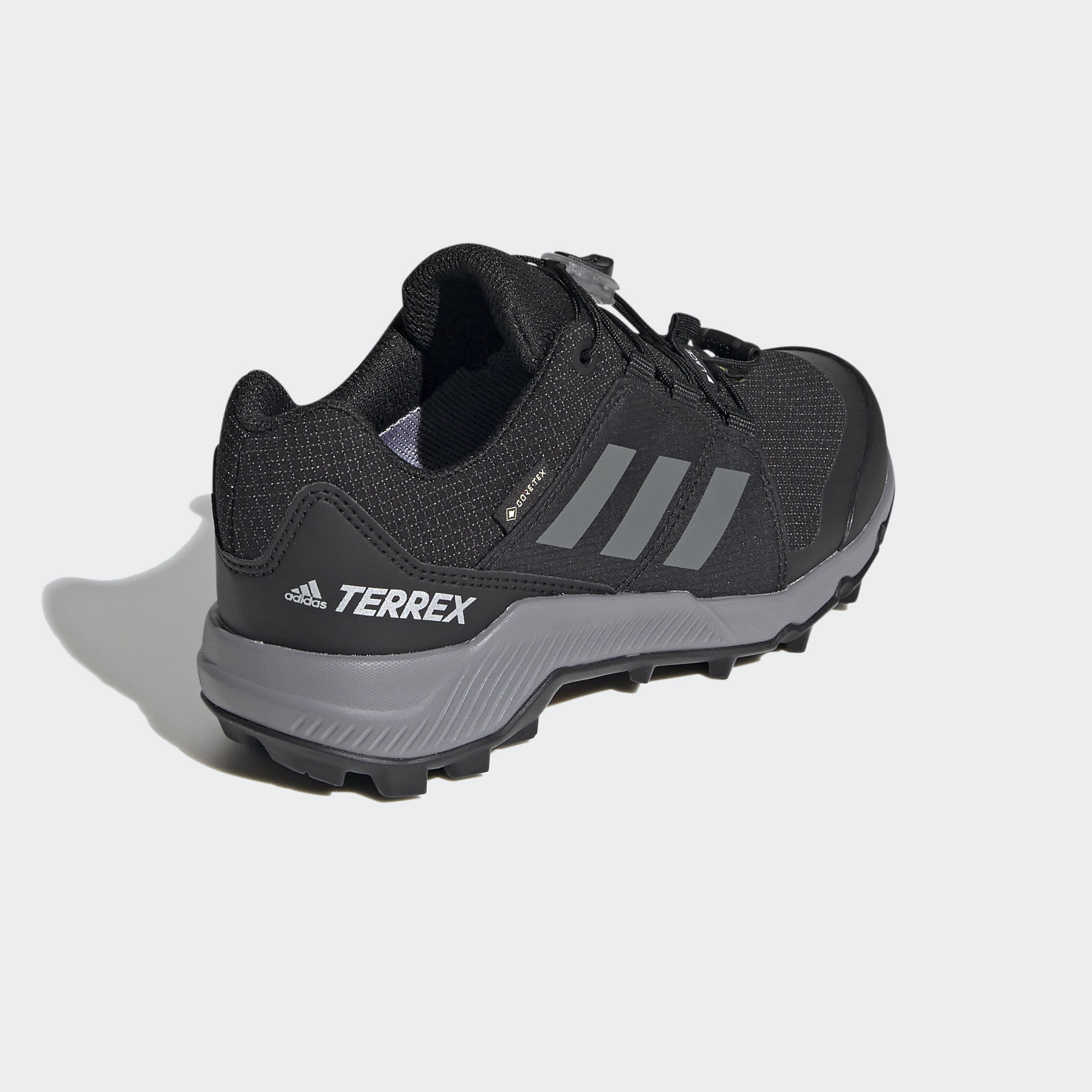 adidas Terrex Kids GORE-TEX Hiking Shoes - Core Black/Grey - Boys Shoes