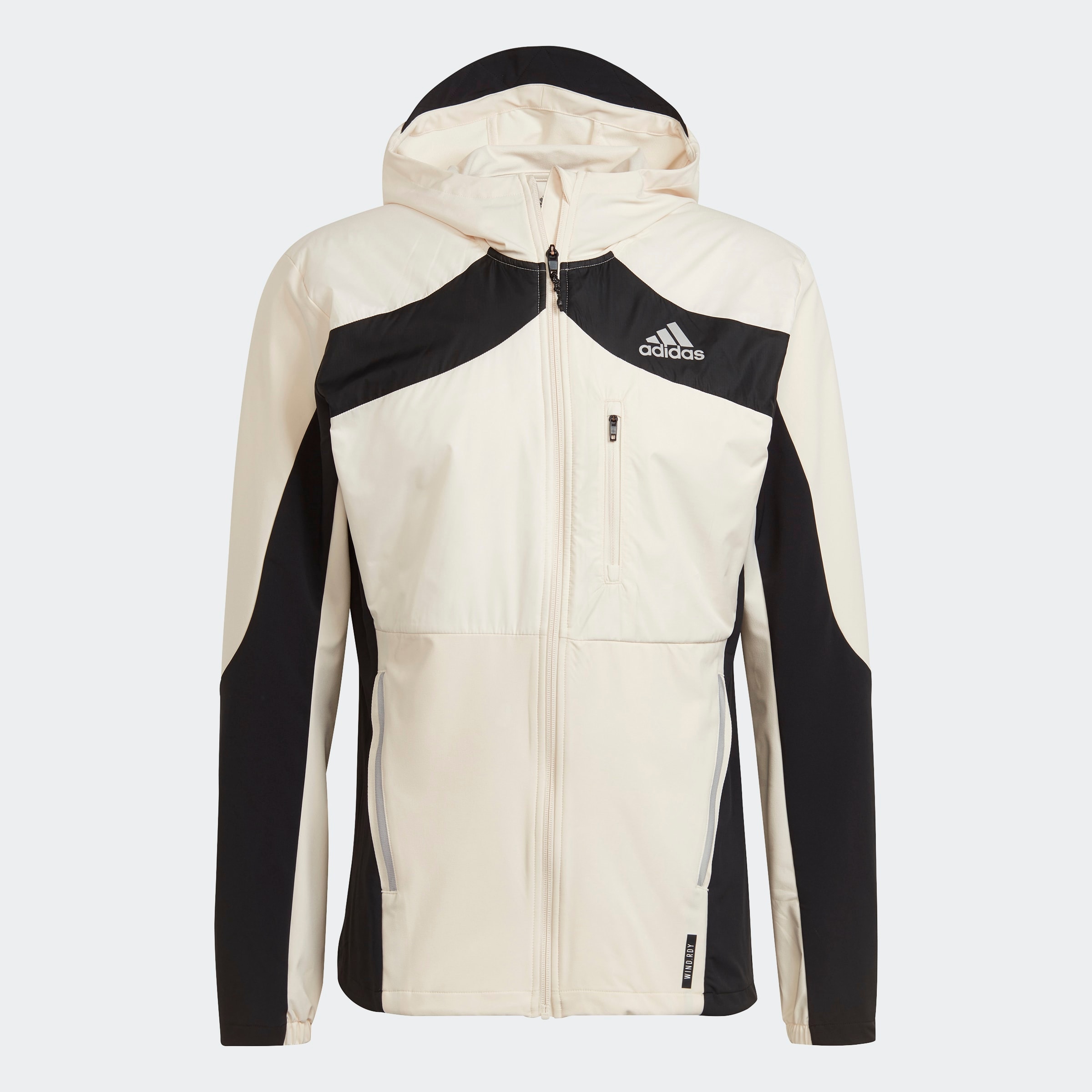 adidas Ocean Marathon Primeblue Jacket - Wonder White/Black - Mens ...