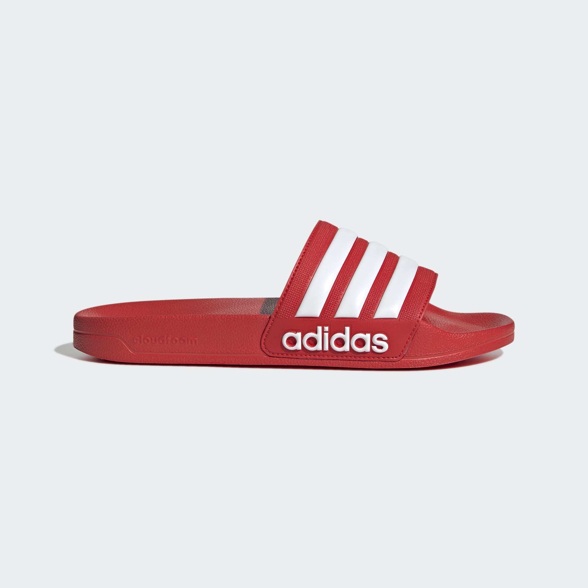 Adidas adilette rouge on sale
