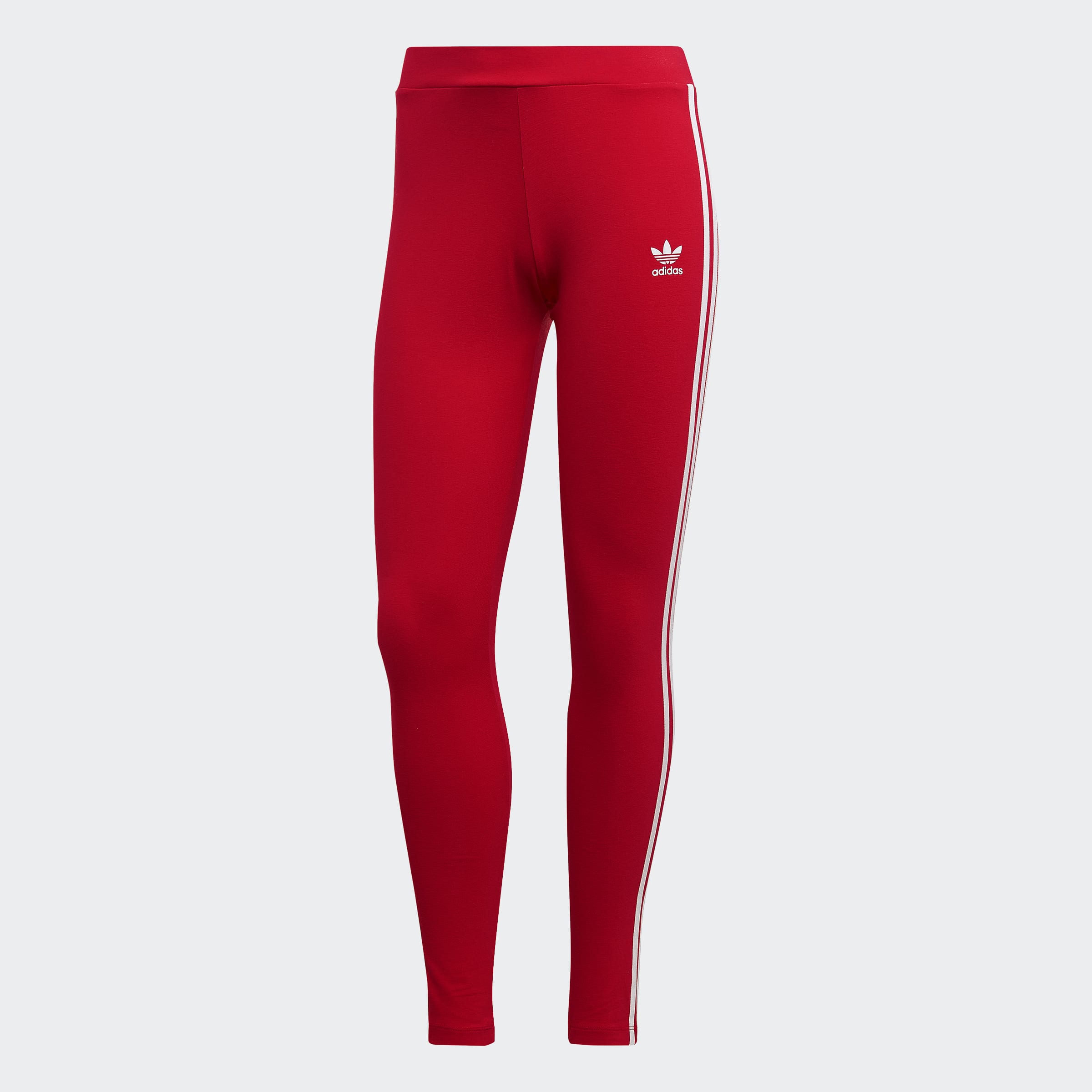 Adidas Originals Adicolor Classics 3 Stripes Leggings Vivid Red Womens