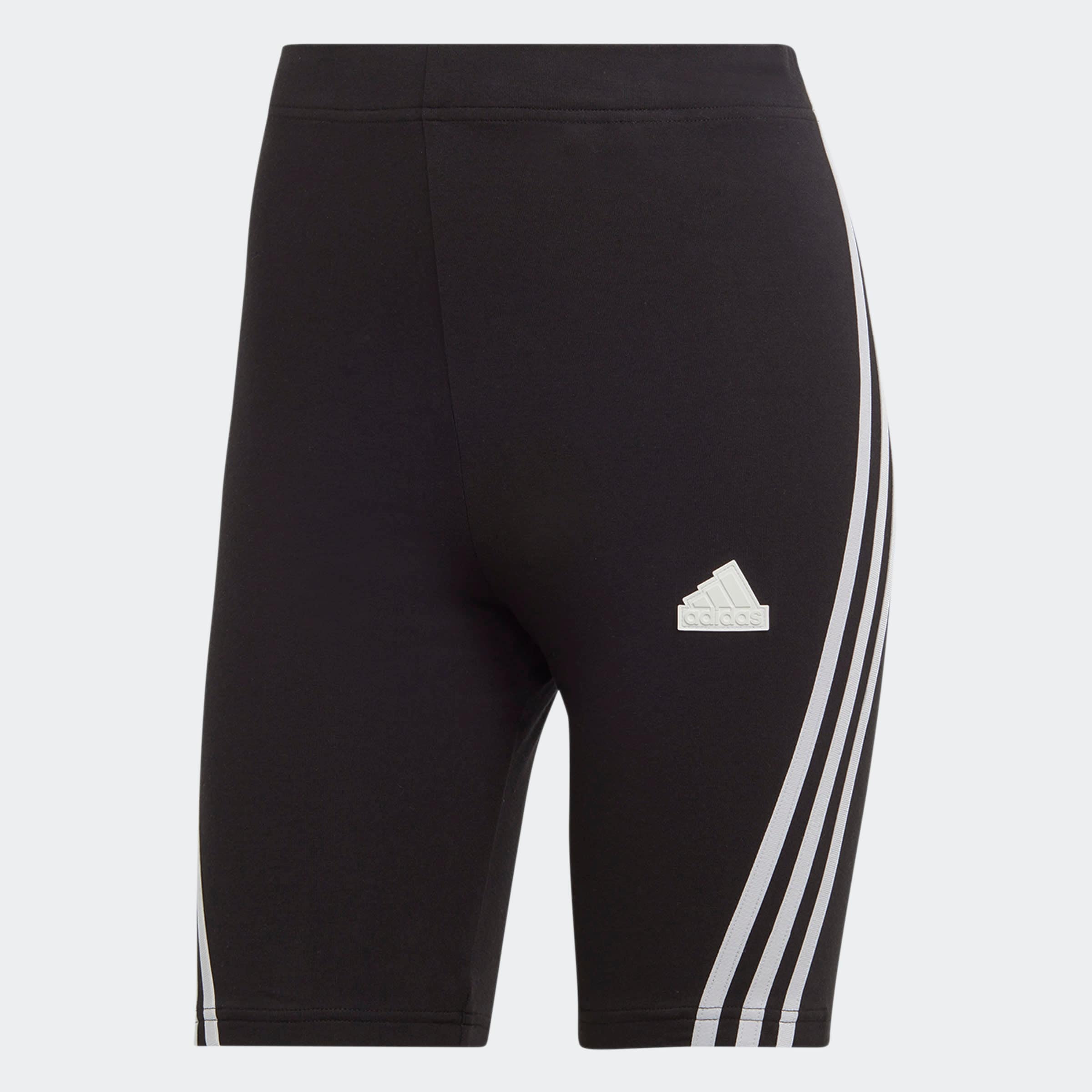 adidas Future Icons 3Stripes Bike Shorts Black Womens Clothing