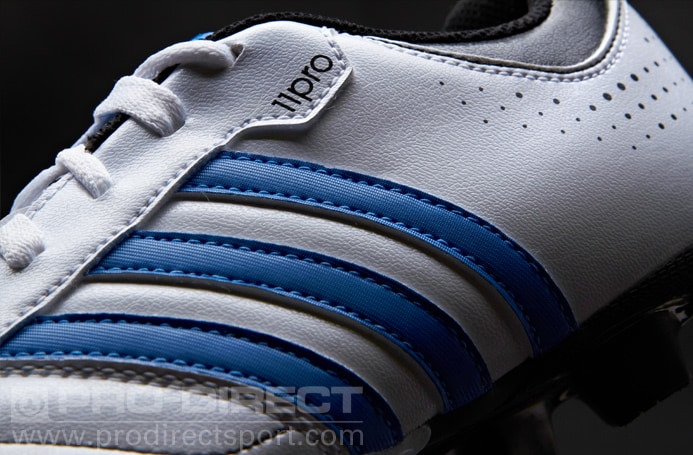 Botas de Fútbol adidas Botas adidas - adidas 11Questra TRX Duro - Blanco/Azul/Negro | Pro:Direct Soccer