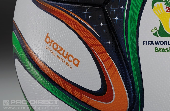 adidas Brazuca Official Match Ball - White/Blue Built for Brazil and  inspired by it's vibrant colours, passion and heritage, …